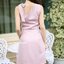 Piper Bow Dress - สีชมพูนู้ด **มีแต่L**