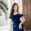 Nella Ruffle Shoulder Dress - สีกรม **มีแต่s**