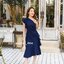 Ashley One - Shoulder Dress – สีกรม [Made by Pastel Time]