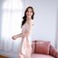 Kiera Silk Satin Dress – Rose Gold สีทองอมชมพู **มีแต่ S**