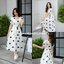 Two-Way Polka Dot Midi Dress เดรสยาวลายจุดใส่ได้2แบบ