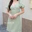 Amber 2in1 Dress : สีเขียวมัทฉะ [Made by Pastel Time]
