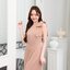 Julia one shoulder maxi dress: สีโอวัลติน