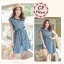 #01-15 Dotty Denim Dress