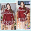 Reindeer Knit Top + Mini Skirt Set (เซทเสื้อ+กระโปรง) – Red สีแดง