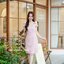 Maggie Double Bow Dress : สีชมพู [Made by Pastel Time]