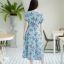 La Ana Floral Maxi Dress – สีฟ้า