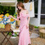 Fay Off-Shoulder Maxi Dress – Blush Pink สีชมพู