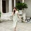 Fancille Drapery Midi Dress - สีเขียวพิทาชิโอ