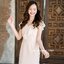 Aster Chiffon Dress - สีครีม **มีแต่XL**