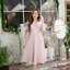 Charming Off-Shoulder Midi Dress : สีชมพู [Made by Pastel Time]