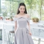 Beauty & the Belle Maxi Dress – สีเงิน