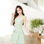 Jannie Dress : สีเขียว [Made by Pastel Time]