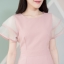 Lualen Ruffle Sleeve : สีชมพู