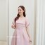 Destiny Puff Dress : สีชมพู [Made by Pastel Time]