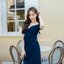 Cherbelle Drapery Dress : สีกรม **มีแต่S**