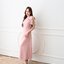 Julia one shoulder maxi dress: สีชมพู