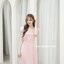 Rika Ruffle Dress : สีชมพู