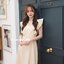 Rika Ruffle Dress : สีครีม