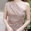 Myra one shoulder dress – สีโอวัลติน [Made by Pastel Time]