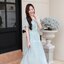 Momiji Midi Dress : สีเขียวมิ้นท์ [Made by Pastel Time]