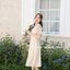 Dear Darling Midi Dress - สีครีม