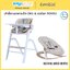 EMBIX OKU เก้าอี้ทานอาหารเด็ก สามารถใช้ร่วมกันระหว่างเก้าอี้เด็กเเละเปลโยก Natural Wood White
