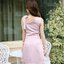 Piper Bow Dress - สีชมพูนู้ด **มีแต่L**