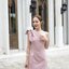 Stacey one-shoulder dress : สีชมพู [Made by Pastel Time]