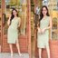 Criss Cross Dress : สีเขียวมัทฉะ [Made by Pastel Time]