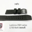 สายยางแท้ LUMINOX 3580, 3581 SERIES หูเข็มขัดสีดำ ขนาด 24 mm