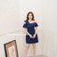 Cassia Dress - สีกรม