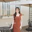 Maggie Double Bow Dress : สีส้มอิฐ [Made by Pastel Time]