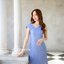 **มีแต่ L ** Zoey Dress - สีฟ้าคราม