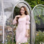 Evie Organza Puff Dress เดรสแขนพัฟ : สีชมพู [Made by Pastel Time]