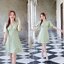 Sassy Flare Dress : สีเขียวมัทฉะ