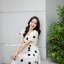 Two-Way Polka Dot Midi Dress เดรสยาวลายจุดใส่ได้2แบบ