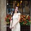 Maggie Double Bow Dress : สีครีม [Made by Pastel Time]