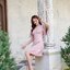 Sassy Flare Dress : สีชมพู