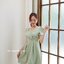 Ella Loveable Dress : สีเขียวมัทฉะ **มีแต่ L**