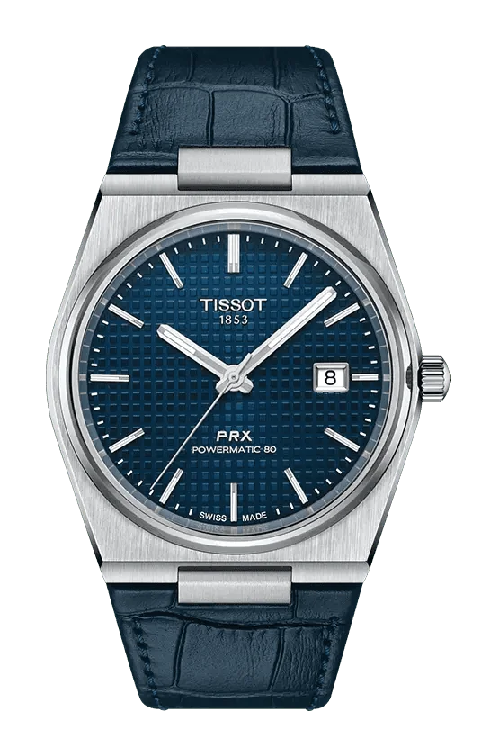 TISSOT PRX POWERMATIC 80 รุ่น T137.407.16.041.00 (น้ำเงิน สายหนัง)ประกันศูนย์ไทย 2 ปี TISSOT PRX POWERMATIC 80 รุ่น T137.407.16.041.00 (น้ำเงิน สายหนัง)ประกันศูนย์ไทย 2 ปี